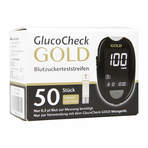 GlucoCheck Gold Blutzuckerteststreifen 50 St