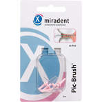 Miradent Interdentalbürste PIC-Brush xx-fein pink 6 St
