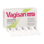 Vagisan sept Vaginalzäpfchen mit Povidon-Iod 5 St