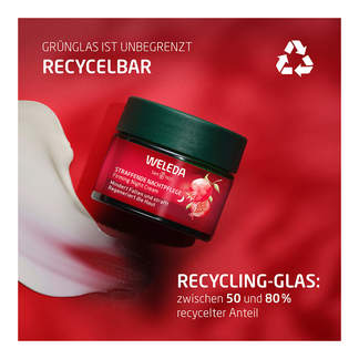 Weleda Straffende Nachtpflege Granatapfel Recycling-Glas