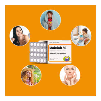 Unizink 50 magensaftresistente Tabletten Anwendungsgebiete