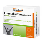 Eisentabletten-ratiopharm N 50 mg Filmtabletten 100 St
