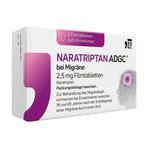 Naratriptan Adgc bei Migräne 2,5 mg Filmtabletten 2 St