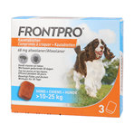 Frontpro 68 mg Kautabletten für Hunde M 3 St