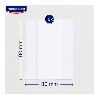 Grafik Hansaplast Sensitive Pflaster 1 m x 8 cm Maße