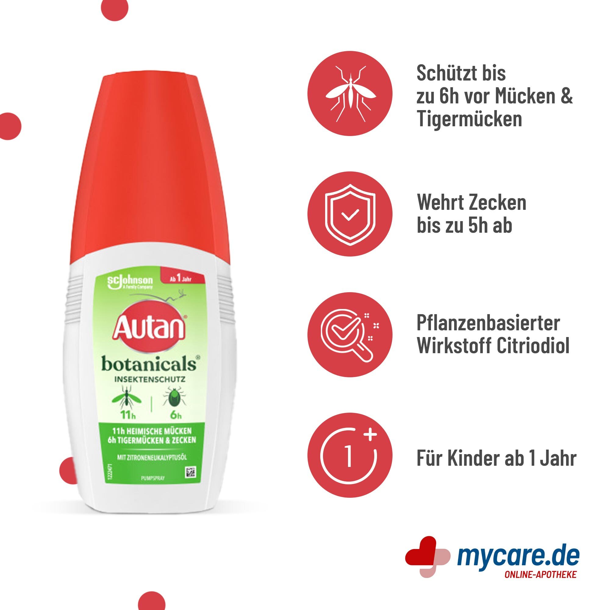 Autan botanicals Pumpspray 100 ml