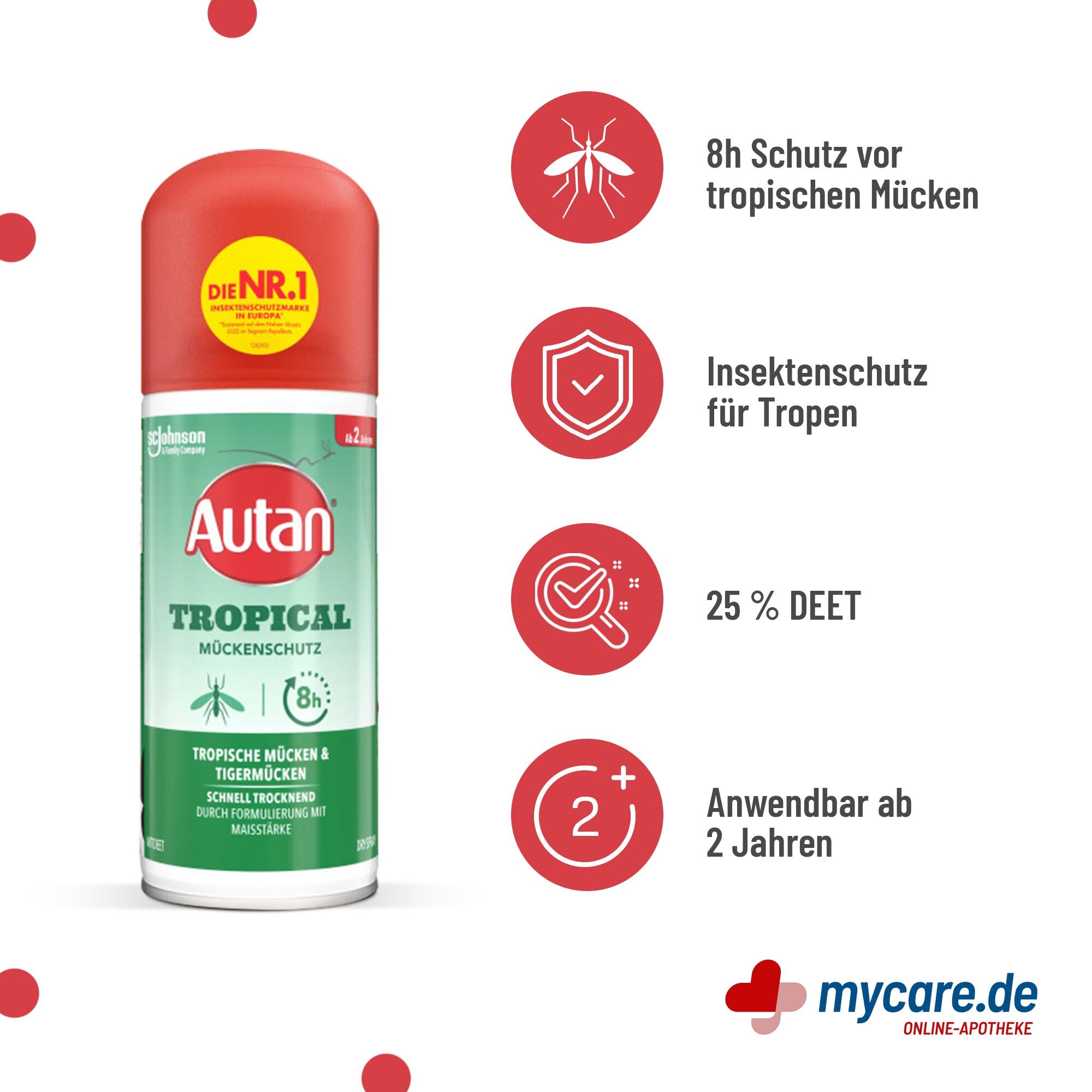 Autan Tropical Dry Spray 100 ml