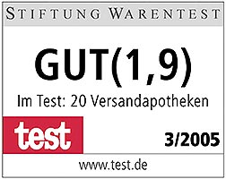 Bestnote im ersten Versandapotheken-Test Bestnote im ersten Versandapotheken-Test