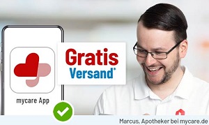 Neue mycare.de App & Logo