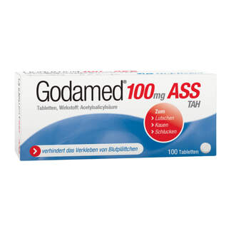 Godamed Godamed 100 mg ASS TAH Tabletten 100 St - PZN 08621204 | mycare.de