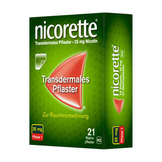Nikotinersatz Nicorette Nikotinpflaster 25 mg Nikotin 21 St - PZN 19922883 | mycare.de