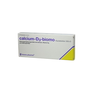 Calcium D3 biomo Kautabletten 500+D