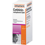 Cetirizin-ratiopharm Saft 150 ml