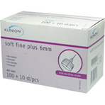 Klinion Soft fine plus Pen-Nadeln 6mm 31G 0,25mm 110 St