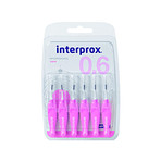 Interprox nano rosa Interdentalbürste Blister 6 St