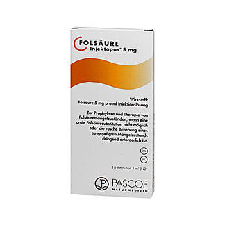 Folsäure Injektopas 5 mg Injektionslösung 10 St kaufen + Erfahrungen ...