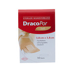 DracoPor soft hautfarben 3,8x3,8 cm steril 10 St