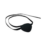 Augenklappe mit Bindeband Schwarz 1 St