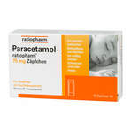 Paracetamol Ratiopharm 75 mg Suppositorien 10 St