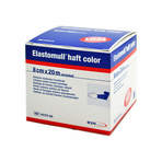 Elastomull Haft Color 8 cmx20 m Fixierbinde Blau 1 St