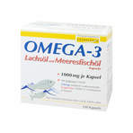Omega 3 Lachsöl- und Meeresfischöl-Kapseln 100 St