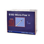 BD Micro-Fine+ U 100 Insulinspritze 12,7 mm 100X1 ml