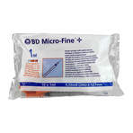 BD Micro-Fine+ U 100 Insulinspritze 12,7 mm 10x1 ml