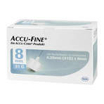 Accu Fine sterile Nadeln für Insulinpens 8 mm 31 G 100 St
