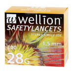 Wellion SafetyLancets 28 G 100 St