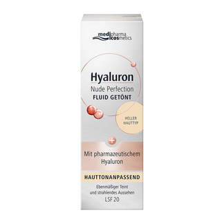 HYALURON NUDE Perfection getönt.Fluid LSF 20 hell