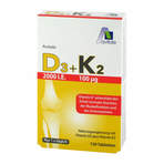Vitamin D3+K2 2000 I.E. Tabletten 120 St