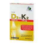 Vitamin D3+K2 2000 I.E. Tabletten 60 St