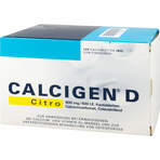 Calcigen D Citro 600 mg/400 I.E. 120 St