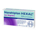 Naratriptan Hexal bei Migräne 2,5 mg 2 St