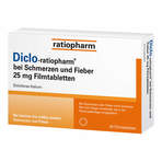 Diclo-ratiopharm bei Schmerzen und Fieber 25 mg FTA 20 St