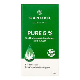 Canobo PURE 5% Bio CBD Mundspray