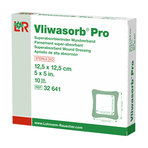 Vliwasorb Pro Superabsorbierende Komp. steril 12,5 x 12,5 cm 10 St