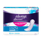 Always Discreet Inkontinenz Einlagen+ Long Plus 8 St