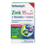 Tetesept Zink 15 Depot + Histidin + Selen Filmtabletten 30 St