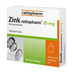 Zink-ratiopharm 25 mg Brausetabletten 20 St
