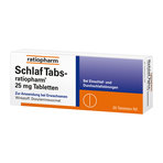 SchlafTabs-ratiopharm 25 mg Tabletten 20 St