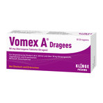 Vomex A Dragees 50 mg überzogene Tabletten 10 St