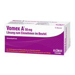 Vomex A 50 mg Lösung zum Einnehmen im Beutel 12 St