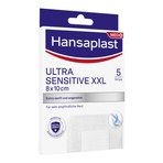 Hansaplast Ultra Sensitive Wundverband XXL 8 x 10 cm 5 St