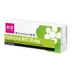 Cetirizin AbZ 10 mg Filmtabletten bei Allergien 50 St