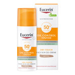 Eucerin Sun Oil Control Getönte Face Gel-Creme LSF50+ Mittel 50 ml