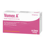 Vomex A Kinder-Suppositorien 40 mg 10 St