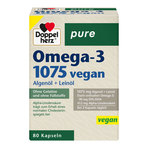 Doppelherz pure Omega-3 1075 vegan Kapseln 80 St