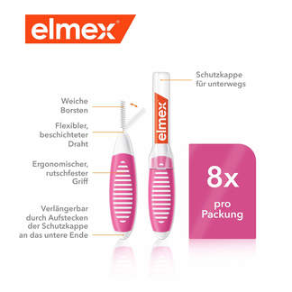 Elmex Interdentalbürsten ISO Gr. 0 rosa 0,4 mm
