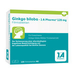 Ginkgo biloba - 1 A Pharma 120 mg zur Gedächtnisstärkung 120 St